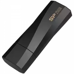Silicon Power Blaze - B07 256GB Pendrive USB 3.2 Gen 1 Black, anti bacterial coating                          
