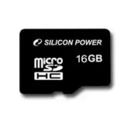 Silicon Power class 10 16GB mSD Card SDHC R/W: up to 40/10 MB/s, ECC function, Shock/water/x-ray-proof, Retail pack, w/ adapter