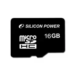 Silicon Power class 10 16GB mSD Card SDHC R/W: up to 40/10 MB/s, ECC function, Shock/water/x-ray-proof, Retail pack, w/ adapter