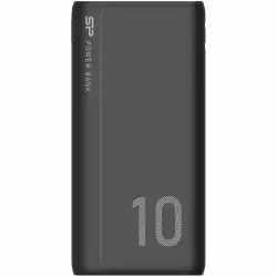 Silicon Power GP15 10.000mAh PowerBank > 500 charging cycles Dual input Micro-B & Type-C, Dual USB output 2.1A, 10000mAh, Li-polymer, Black