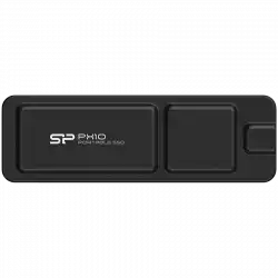 Silicon Power PX10 512GB Portable SSD USB 3.2 Gen2, R/W: up to 1050MB/s; 1050MB/s, Black