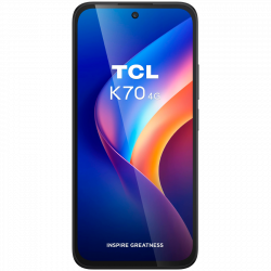 Смартфон TCL K70 5G Smartphone, 6.8'' 120Hz Display, Snapdragon 4 Gen 2, 4GB RAM, 128GB, 50MP Camera, 5200mAh Battery, 18W Fast Charging, IP64, 5G