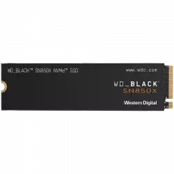 SSD WD Black SN850X 2TB M.2 2280 PCIe Gen4 x4 NVMe, Read/Write: 7300/6600 MBps, IOPS 1200K/1100K, TBW: 1200
