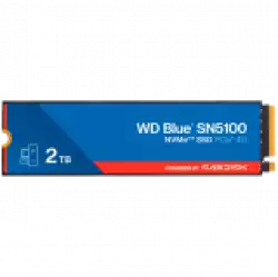 SSD WD Blue SN5100 2TB M.2 2280 PCIe Gen4 x4 NVMe QLC 3D, Read/Write: 7100/6700 MBps, IOPS 1000K/1300K, TBW: 900