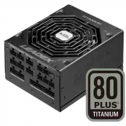 Super Flower Leadex Titanium 1600W, 80 Plus Titanium, Fully Modular, 140mm Dual Ball Bearing Fan, 5 year warranty