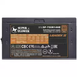 Super Flower Leadex III 750W 80 Plus Bronze PRO, Fully Modular, 3 years warranty