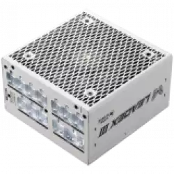 Super Flower Leadex III Gold 850W ATX 3.1 80 Plus Gold, Fully Modular, Flat White Cables, 140mm Fan, White, 7 Year Warranty