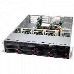 Supermicro assembled server based on SYS-520P-WTR-EU, ICX 4314 CPU, 8x 32GB DDR4-3200. 2x SSD 2.5