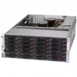 Supermicro assembled server based on SYS-640P-E1CR36H, 2x ICX 4310 CPU, 8x 32GB DDR4-3200, 36x HDD, 3.5" SAS, 24TB, 7.2K,512E,Enterpris, AOC-S25G-M2S-O, AOM-TPM-9670V-O                          