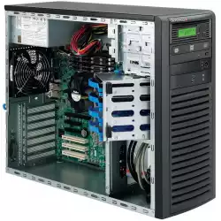 Supermicro CSE-732D4-903B, Mid-Tower, Front I/O, Fixed HD SATA/SAS, 903W - Black