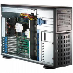 Supermicro Server based on SYS-741P-TRT, 5515+ CPU, 4x 16GB DDR5-5600, AOC-SLG4-2H8M2-P, 2x SSD M.2 NVMe PCIe4 960GB, SOCKET E E1B CARRIER                          