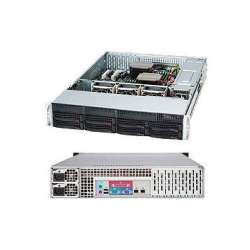 SUPERMICRO SuperChassis CSE-825TQ-R740LPB, 2U Rack-Mountable, 8x3.5