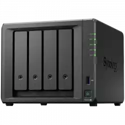 Synology DiskStation DS923+, Tower, 4-Bays 3.5'' SATA HDD/SSD, 2 x M.2 2280 NVMe SSD slot, CPU AMD R1600 2-core 2.6 (base) / 3.1 (turbo) GHz, 4 GB DDR4 ECC, 2x RJ-45 1GbE LAN Port; 2x USB 3.2; eSATA port; 2.24 kg; 3yr warranty