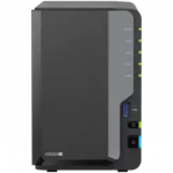 Synology DS224+,Tower, 2-bays 3.5'' SATA HDD/SSD, CPU Intel Celeron J4125 4-core (4-thread) 2.0 GHz, burst up to 2.7 GHz; 2GB DDR4 (expandable up to 6 GB) ; 2 x RJ-45 1GbE LAN Ports; 2x USB 3.2 Gen 1; 1.3 kg; 2yr warranty