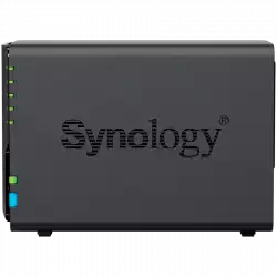 Synology DS225+, Tower, 2-bays 3.5'' SATA HDD/SSD, CPU Inte Celeron J4125 4-core (4-thread) 2.0 GHz, burst up to 2.7 GHz, 2 GB DDR4 non-ECC (expandable up to 6 GB), 1xRJ-45 1GbE LAN, 1xRJ-45 2.5 GbE LAN, 2xUSB 3.2 Gen 1, 1.3 kg, 3yr warranty