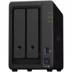 Synology DS723+, Tower, 2-Bays 3.5'' SATA HDD/SSD, 2 x M.2 2280 NVMe SSD, CPU AMD Ryzen R1600 dual-core (4-thread), max. boost up to 3.1 GHz, 2 GB DDR4 ECC SODIMM, 2 x 1GbE RJ-45, 1 X USB 3.2, 1 x eSATA, 1.51 kg, 3y