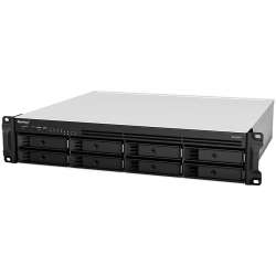 Synology RackStation RS1221RP+; Rack 2U, 8-bay 3.5&#39;&#39;/2.5" SATA HDD/SSD, AMD Ryzen V1500B 4-core 2.2GHz; 4GB DDR4 ECC SODDIM,2x Memory slots; 4x RJ-45 1GbE LAN Port; 2xUSB 3.2; eSATA port; PCI Gen2x8 slot (x4 link); Redundant Power, 6.9 kg; 3yr wrnty                          