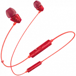 TCL In-ear Bluetooth Headset, Frequency of response: 10-22K, Sensitivity: 105 dB, Driver Size: 8.6mm, Impedence: 16 Ohm, Acoustic system: closed, Max power input: 20mW, Connectivity type: Bluetooth only (BT 4.2), Color Sunset Orange