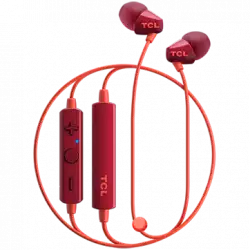 TCL In-ear Bluetooth Headset, Frequency of response: 10-22K, Sensitivity: 105 dB, Driver Size: 8.6mm, Impedence: 16 Ohm, Acoustic system: closed, Max power input: 20mW, Connectivity type: Bluetooth only (BT 4.2), Color Sunset Orange