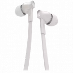 TCL In-ear Wired Headset, Strong Bass, Frequency of response: 10-22K, Sensitivity: 107 dB, Driver Size: 8.6mm, Impedence: 16 Ohm, Acoustic system: closed, Max power input: 20mW, Connectivity type: 3.5mm jack, Color Ash White