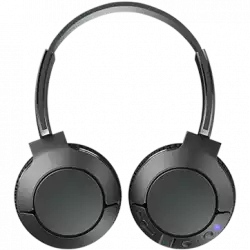 TCL On-Ear Bluetooth Headset, Strong BASS, flat fold, Frequency: 10-22K, Sensitivity: 102 dB, Driver Size: 32mm, Impedence: 32 Ohm, Acoustic system: closed, Max power input: 30mW, Connectivity type: Bluetooth only (BT 4.2), Color Shadow Black