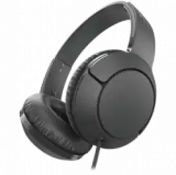 TCL On-Ear Wired Headset, Strong BASS, flat fold, Frequency of response: 10-22K, Sensitivity: 102 dB, Driver Size: 32mm, Impedence: 32 Ohm, Acoustic system: closed, Max power input: 30mW, Connectivity type: 3.5mm jack, Color Shadow Black