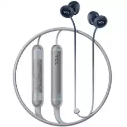 TCL Over-Ear Bluetooth Headset, HRA, slim fold, Frequency of response: 9-40K, Sensitivity: 100 dB, Driver Size: 40mm, Impedence: 24 Ohm, Acoustic system: closed, Max power input: 50mW, Bluetooth (BT 5.0) & 3.5mm jack, Hi-Res Audio,Color Cement Gray