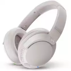 TCL Over-Ear Bluetooth Headset, HRA, slim fold, Frequency of response: 9-40K, Sensitivity: 100 dB, Driver Size: 40mm, Impedence: 24 Ohm, Acoustic system: closed, Max power input: 50mW, Bluetooth (BT 5.0) & 3.5mm jack, Hi-Res Audio,Color Cement Gray
