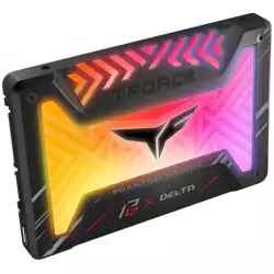 TEAM GROUP DELTA PHANTOM Gaming RGB 500GB SSD, 2.5” 7mm, SATA 6Gb/s, Read/Write: 560 / 510 MB/s,  Random Read/Write IOPS 90K/80K