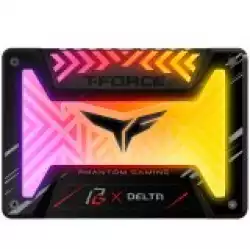 TEAM GROUP DELTA PHANTOM Gaming RGB 500GB SSD, 2.5” 7mm, SATA 6Gb/s, Read/Write: 560 / 510 MB/s,  Random Read/Write IOPS 90K/80K
