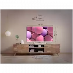 Телевизор KIVI 32', FHD, Android TV 11, White, 1920x1080, 60 Hz, Sound by JVC, 2x8W, 27 kWh/1000h , BT5.1, HDMI ports 3, 24 months