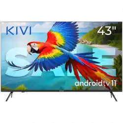 Телевизор KIVI 43', UHD, Android TV 11, Black, 3840x2160, 60 Hz, Sound 2x12W, 53 kWh/1000h , BT5.1, HDMI ports 4, 24 months