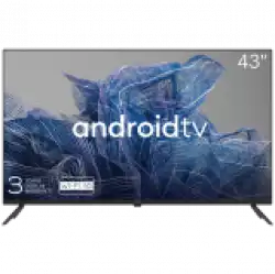 Телевизор KIVI 43', UHD, Google Android TV, Black, 3840x2160, 60 Hz, , 2x10W, 53 kWh/1000h , BT5, HDMI ports 4, 24 months