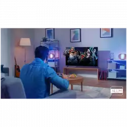 Телевизор KIVI 50', UHD, Android TV 11, Black, 3840x2160, 60 Hz, Sound by JVC, 2x12W, 70 kWh/1000h , BT5.1, HDMI ports 4, 24 months