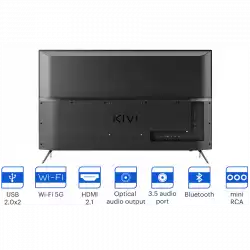 Телевизор KIVI 50', UHD, Android TV 11, Black, 3840x2160, 60 Hz, Sound by JVC, 2x12W, 70 kWh/1000h , BT5.1, HDMI ports 4, 24 months