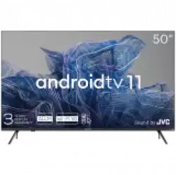 Телевизор KIVI 50', UHD, Android TV 11, Black, 3840x2160, 60 Hz, Sound by JVC, 2x12W, 70 kWh/1000h , BT5.1, HDMI ports 4, 24 months