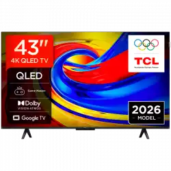 Телевизор KIVI TCL 43P7L 43'' 4K HDR Dolby Vision, HDR10+ Built-in 2.4/5GHz Wi-Fi, MIMO DVB-C Pan EU