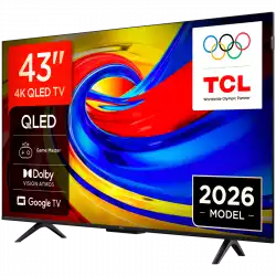Телевизор KIVI TCL 43P7L 43'' 4K HDR Dolby Vision, HDR10+ Built-in 2.4/5GHz Wi-Fi, MIMO DVB-C Pan EU