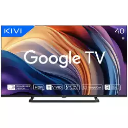 Телевизор TV KIVI 40F710QB 40'' LED FHD Google TV, Dolby Audio, HDR, Max Vivid
