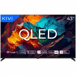 Телевизор TV KIVI 43U720QB 43'' QLED 4K Google TV, Dolby Audio, Max Vivid, HDMI 2.1
