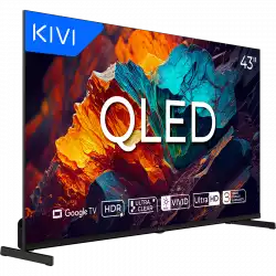 Телевизор TV KIVI 43U720QB 43'' QLED 4K Google TV, Dolby Audio, Max Vivid, HDMI 2.1