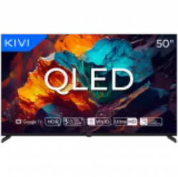 Телевизор TV KIVI 50U720QB 50'' QLED 4K Google TV, Dolby Audio, Max Vivid, HDMI 2.1