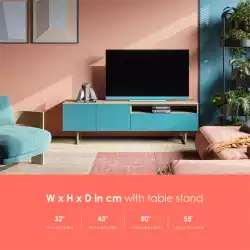 Телевизор WE. SEE By Loewe TV 43'', Streaming TV, 4K Ult, LED HDR, Integrated soundbar, Aqua Blue