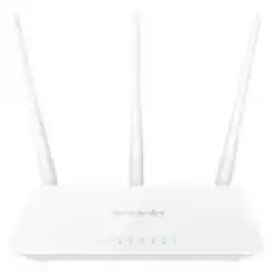 Tenda Wi-Fi Router 300Mbps, 3x5dbi fixed antennas, 1x10/100Mbps WAN Port, 3x10/100Mbps LAN ports; 2.4GHZ, DHCP, PPPoE, Static IP, PPTP, L2TP, WPS, WISP                          