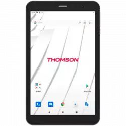 THOMSON TEO8 LTE, 8-inch (1280X800) HD display, Quad Qore SC9832E, 2 GB RAM, 32 GB ROM, 1xNANO SIM, 1xMicroSD, 1xMicroUSB, 2.0MP front camera, 5.0MP rear camera, WiFi AC, 4G LTE, BT 4.0, 4000mAh 3.8V battery, Plastic/Black, Android 13Go Edition