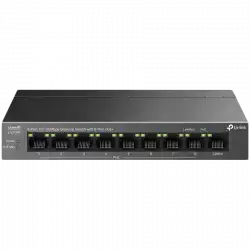 TP-Link LS109P 9-Port 10/100 Mbps Desktop Switch with 8-Port PoE+, 8× 10/100 Mbps PoE+ Ports, 1× 10/100 Mbps Non-PoE Port, 802.3at/af, 63 W PoE Power, Desktop Steel Case, Extend Mode for 250m PoE Transmitting, Isolation Mode, PoE Auto Recovery