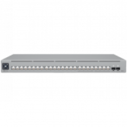 Ubiquiti 24-port, Layer 3 Etherlighting switch with 2.5 GbE, 8x 2.5 GbE RJ45 ports, 16x GbE RJ45 ports, 2x 10G SFP+ ports                          