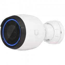 UBIQUITI G5 Pro; 4K (8MP) video resolution; 3x optical zoom; 25 m (82 ft) IR night vision; AI event detections; Record audio with an integrated microphone; Connect and power using PoE; Weatherproof (outdoor exposed).