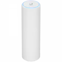 UBIQUITI U6 Mesh, WiFi 6, 6 spatial streams, 140 m² (1,500 ft²) coverage, 300+ connected devices, Powered using PoE, GbE uplink, Versatile tabletop, wall, and pole mounting, Weatherproof (outdoor exposed).