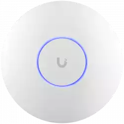 UBIQUITI U6 Long-Range; WiFi 6; 8 spatial streams; 185 m² (2,000 ft²) coverage; 350+ connected devices; Powered using PoE+; GbE uplink.